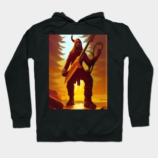 Viking with guitar Hoodie